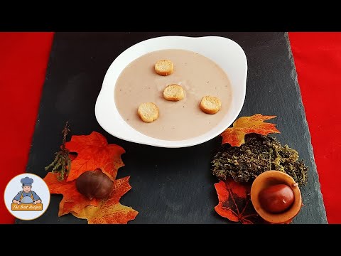 Velouté de panais aux châtaignes. Recette facile et rapide