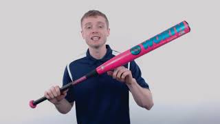 Batte De Softball Worth EST COMP XL 2018, Adulte, 34 Pouces, 28 Oz, Rose, Composite Carbone