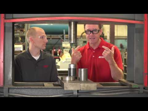 MiHow2 - NSK - How to Press Fit a Bearing onto a Shaft Using a Hydraulic Press