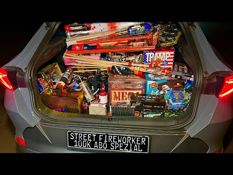 XXXL FIREWORKS MIX | 100K SUBSCRIPTION SPECIAL | TRUNK FULL OF FIREWORKS