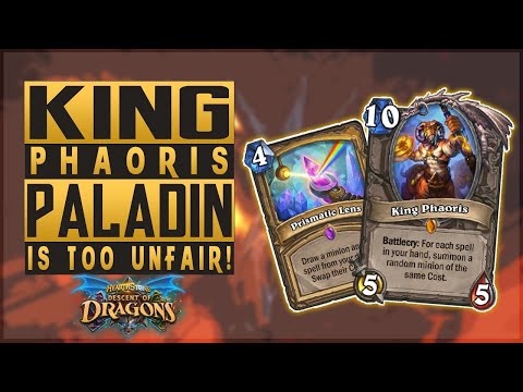 King Phaoris Paladin is too unfair! | Off-Meta | Hearthstone | Galakrond's Awakening
