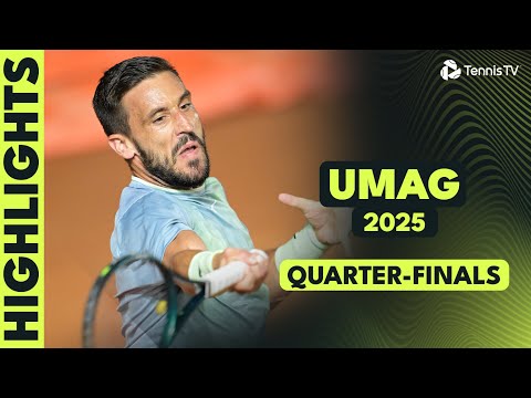 Prizmic Faces Darderi; Dzumhur, Ugo Carabelli, Taberner Feature | Umag 2025 Quarter-Final Highlights