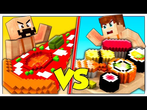 COSA PREFERISCI TRA PIZZA E SUSHI? - Minecraft ITA