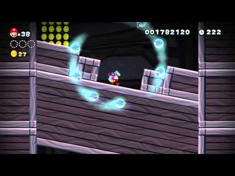 New Super Mario Bros. U - Meringue Clouds - Spinning Spirit House [Gameplay Walkthrough]