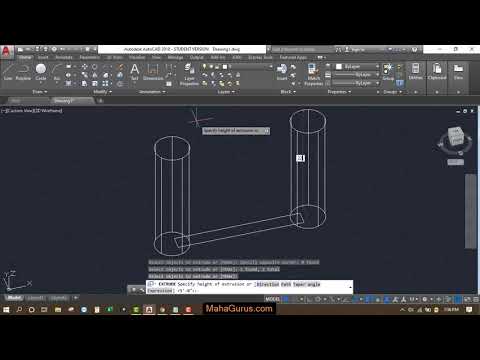 How to Make Simple Stair Ladder in Autocad- Stairs in...