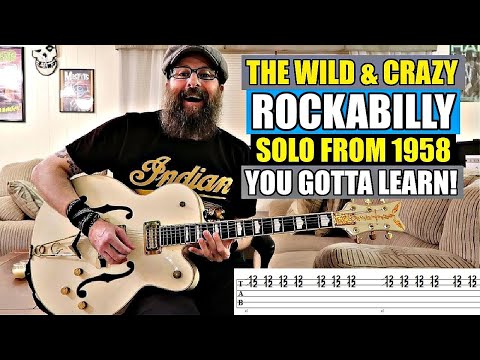 A Wild 66 Year Old Rockabilly Solo That You Gotta Learn