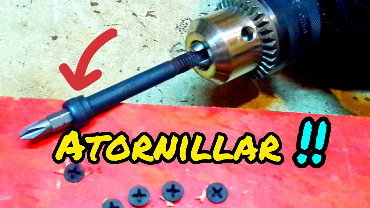 TRUCO para ATORNILLAR con TALADRO