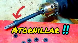 TRUCO para ATORNILLAR con TALADRO