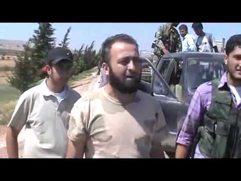 كلمة النقيب علي شاكردي يتحدث عن دحر واستهداف رتل دبابات لقوات النظام متجه بإتجاه باب الهوى في مدينة إدلب