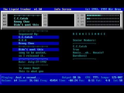Just a second - C.C.Catch '1992 (Liquid Tracker 1.50) PC/DOS