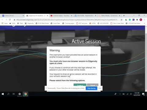 Logging Into Edgenuity Using Clever Phs