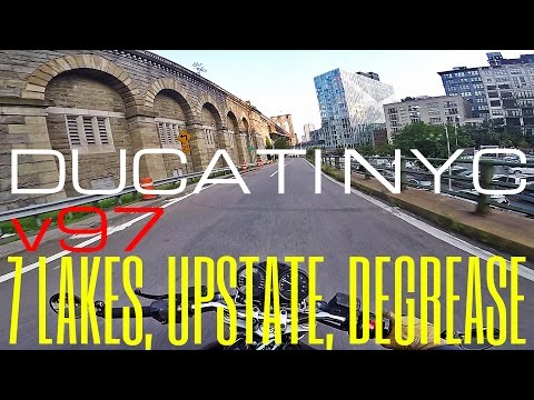 Ducati NYC v97 - 7 Lakes, Upstate NY, Degrease, Bent Front Wheel