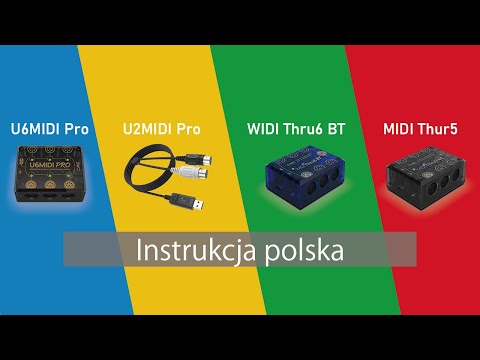 CME USB MIDI interface Instrukcje - Polski