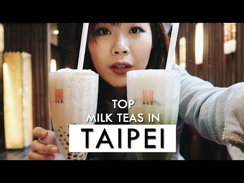 Os melhores chás com leite [bolha] em Taipei