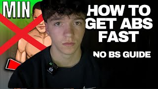 How to ACTUALLY get abs (no bs guide)