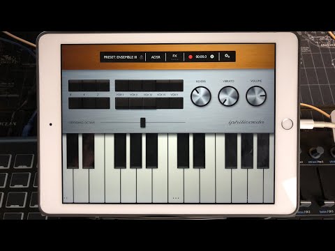 iPhilicorda - Vintage Organ From The 60’s by Fingerlab - Live Demo for the iPad