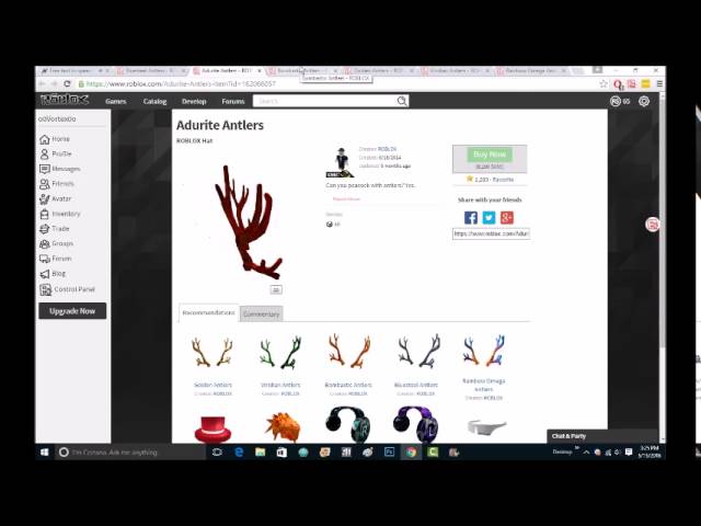 How To Get Free Antlers On Roblox - getting big profit from frozen horns roblox trading youtube
