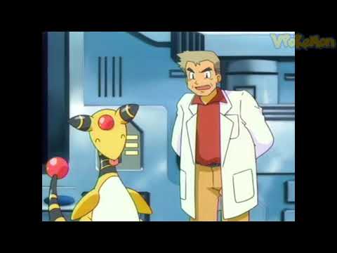 Ampharos attacks Professor Oak | Professor Oak Funny Moments