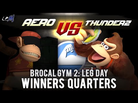Brocal Gym 2: Leg Day - Winners Quarters ft. R3|Aero (Diddy) VS SiS|ThundeRzReiGN (Donkey Kong)