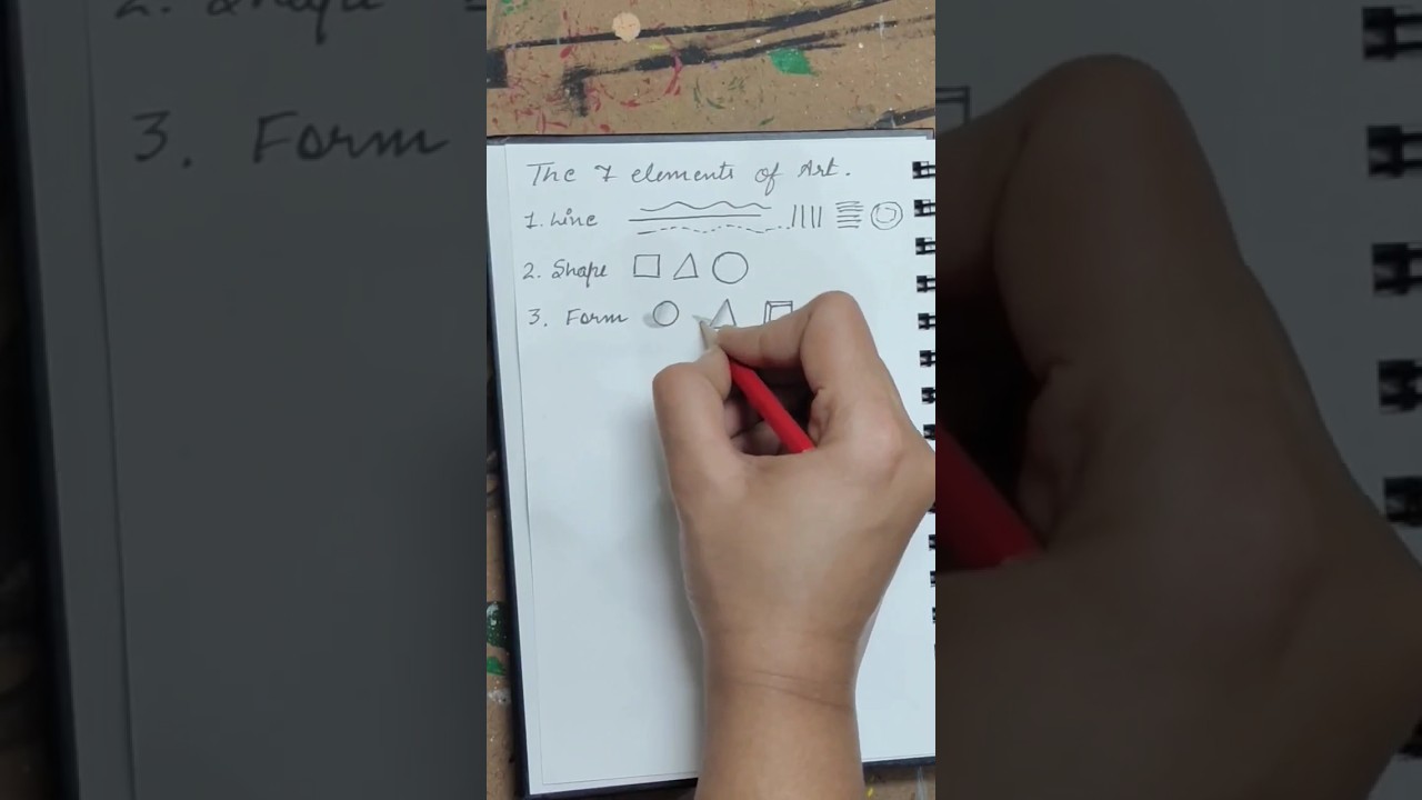 Elements of Art 🎨 #shorts #shortfeed #shortsviral #art #elements #drawing #howto #line #colors #draw