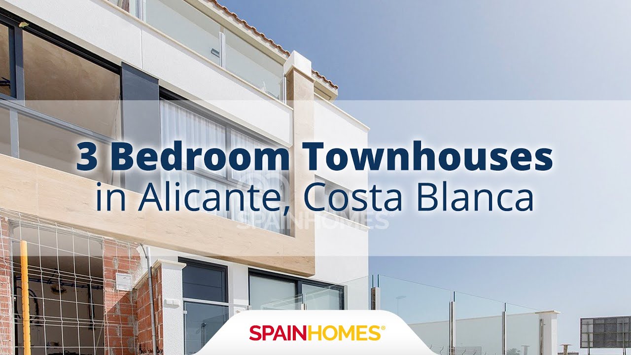 3 Bedroom Townhouses in Alicante, Costa Blanca