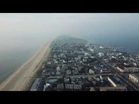 Drone footage of Dewey Beach