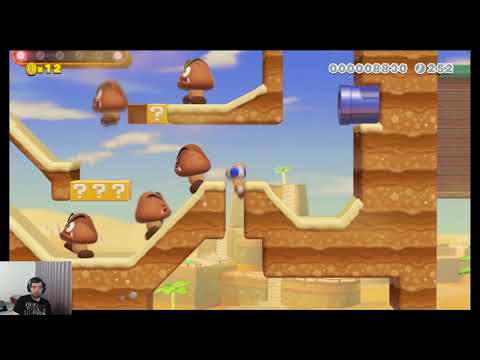Challenges in goomba's pyramid - Super Mario Maker 2