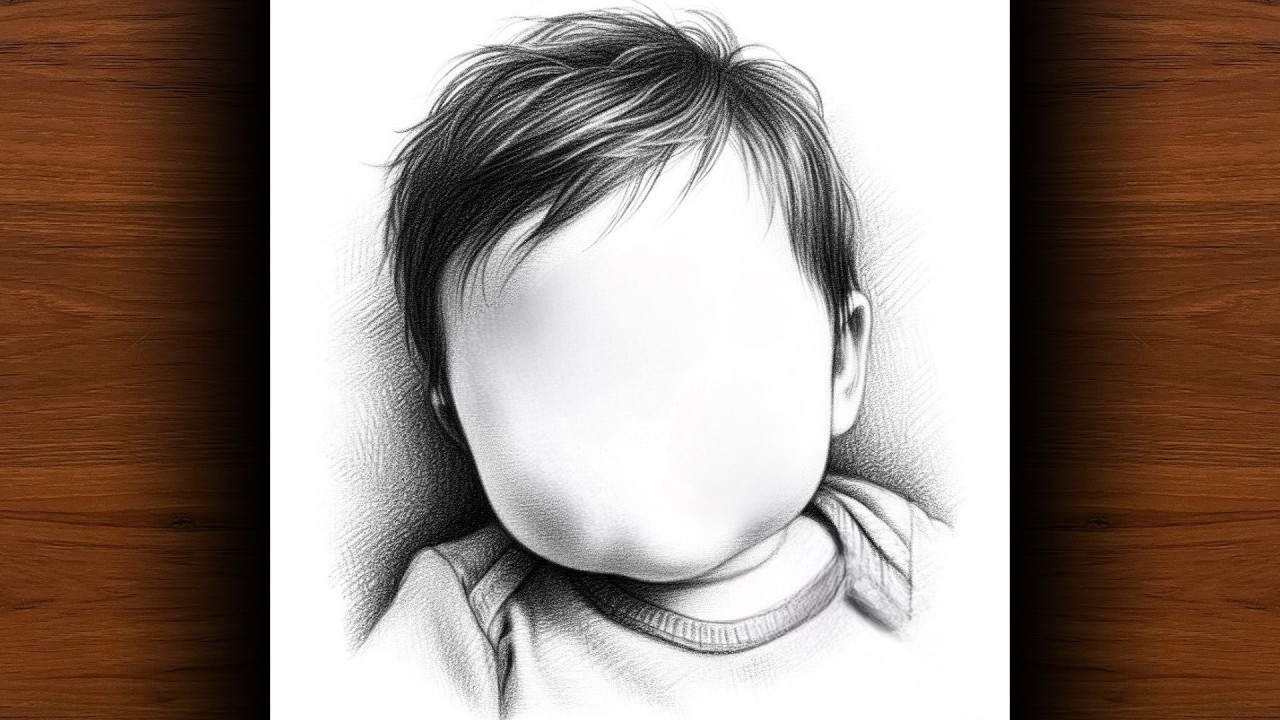 How to Draw a Hyper Realistic Baby Face | Easy & Step by Step Pencil Sketch