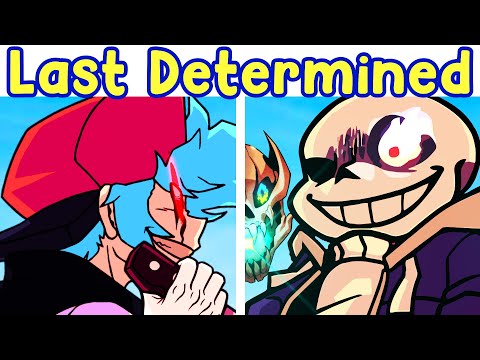 Friday Night Funkin' Vs Dusttale Remastered + Cutscenes (FNF Mod) Undertale  GENOCIDE/PACIFIST Ending 