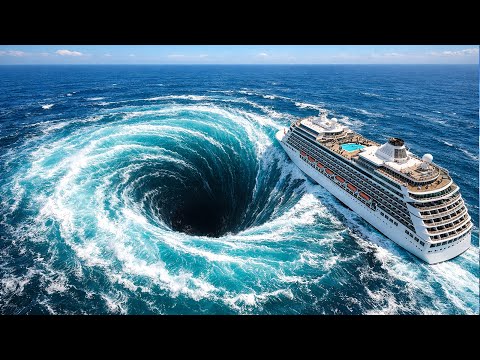 Cruise Ship Trapped by a Giant Ocean Whirlpool | The Ocean’s Most Terrifying Natural Illusion