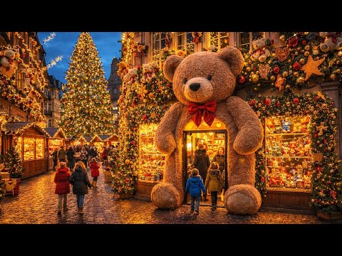 THE CAPITAL OF CHRISTMAS 🎄 STRASBOURG MAGICAL CHRISTMAS MARKET WALKING TOUR 4K