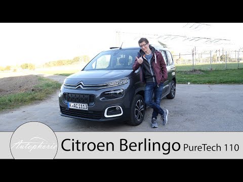 2018 Citroen Berlingo PureTech 110 Fahrbericht / der kompakte Familientransporter - Autophorie