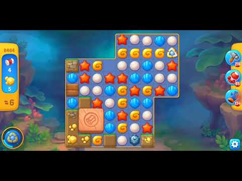 Fishdom. 8464 level no boosters and diamonds. 15 moves