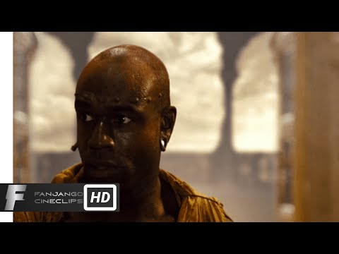 Bhaga Knife throw fight vs Evil man ! Prince of Persia (2010)