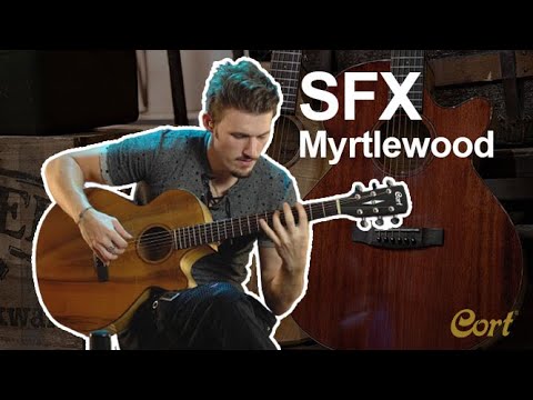 Демонстрация электроакустической гитары Cort SFX-Myrtlewood