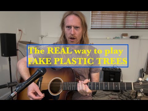 How to play FAKE PLASTIC TREES by RADIOHEAD: learn the chords and how to strum them