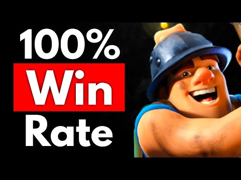 I Got a 100% WIN Rate with this Miner Poison Deck