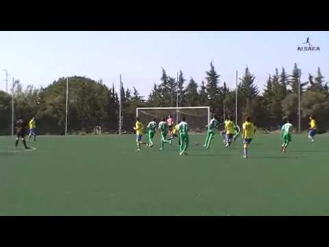 ALSACA2015 Cádiz C.F. "A" - A.D. Taraguilla 1er Tiempo Jornada 17 Temporada 2014 - 15