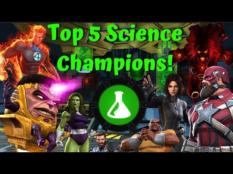 Top 5 Science Champions! Best Champs Ranked! - Marvel Contest of Champions