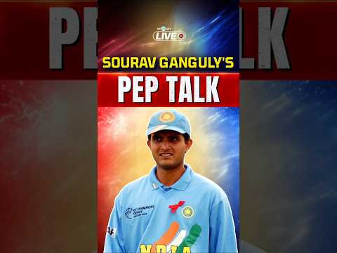 Sourav Ganguly's pep talk 🏏 #ENGvIND