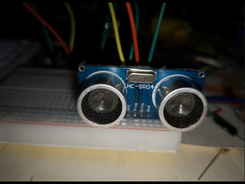 Ultrasonic sensor with PIC18F45K22 microcontroller