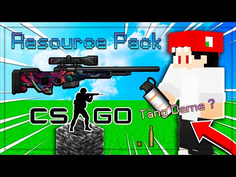 Bedwars But Is CS:GO Version In Minecraft - EXTREMELY BEAUTIFUL 3D PVP Resource Pack |  Dragons VN
