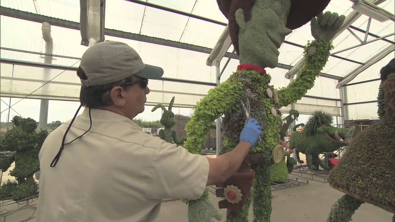 2011 Epcot Flower and Garden Festival preparations backstage