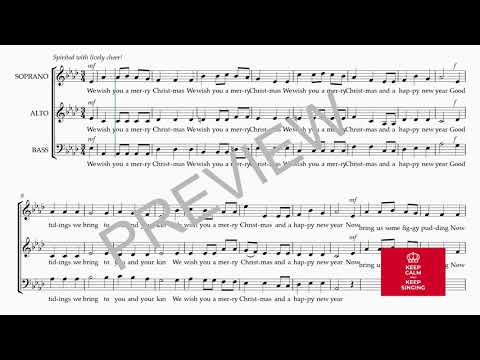 MERRY CHRISTMAS SAB score