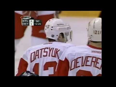 Pavel Datsyuk's First Career Playoff Goal