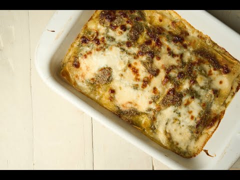 Рецепт: Лазанья з соусом Песто Дженовезе