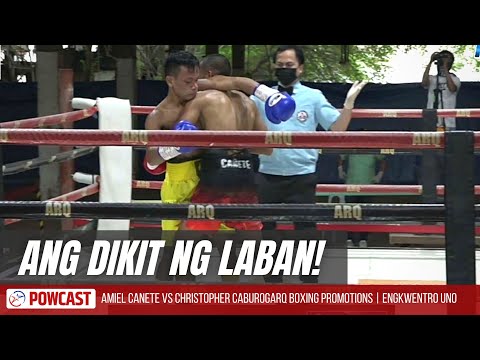 Mahigpit na Laban! Christopher Caburog vs Amiel Canete | Arq Boxing Promotions | Engkwentro UNO