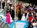 ГРЕЧЕСКАЯ свадьба. СНИМАЮ ВИДЕО С БАЛКОНА. Greece. 