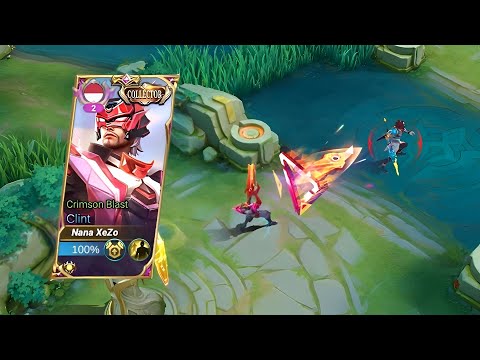 CLINT NEW COLLECTOR SKIN CRIMSON BLAST.