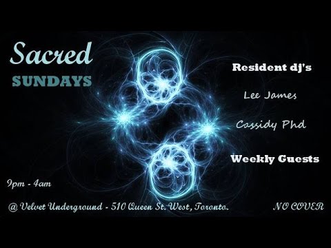 Dj Lee James live @ Sacred Sundays, Velvet Underground, Toronto, 09 07 2014